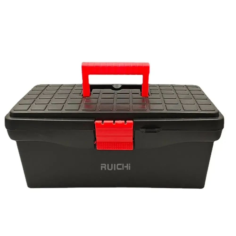 14 Inch Multi-functional Car Toolbox Double-layer Large Capacity Portable Hardware Storage Box Repair Tool Box Case Accessories