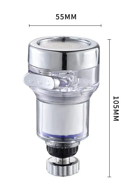 360° Rotate Dechlorination Filter Tap Faucet Aerator Extender Kitchen Sink Bathroom Splash Nozzle
