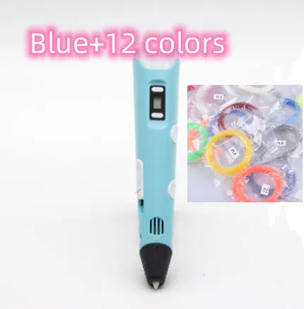 3D print pen 3D pen two generation graffiti 3D stereoscopic paintbrush children puzzle painting toys