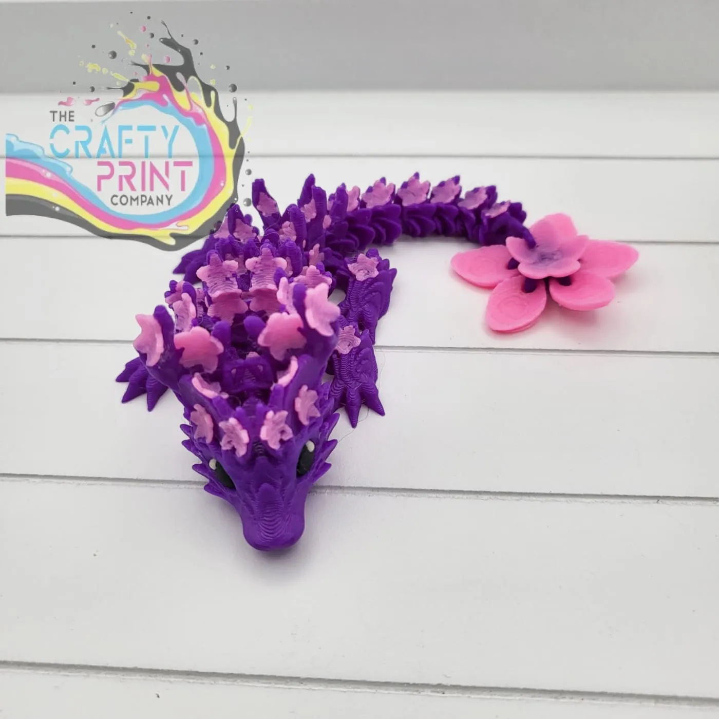 3D Printed Baby Cherry Blossom Dragon in Egg