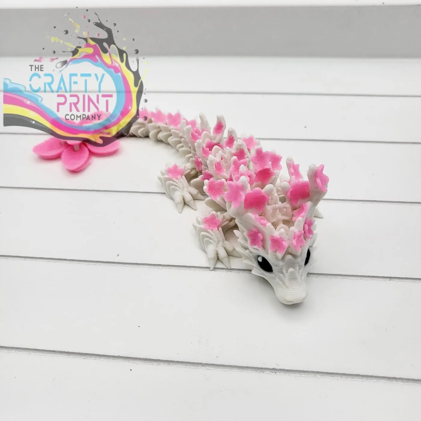 3D Printed Baby Cherry Blossom Dragon in Egg
