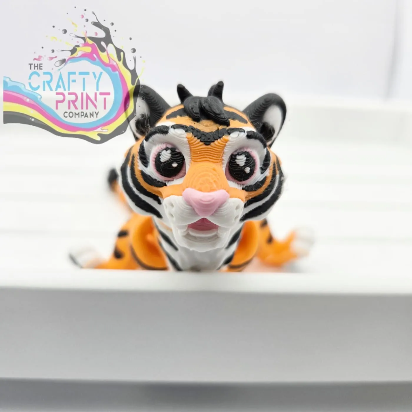 3D Printed Cute Tiger Articulated Fidget
