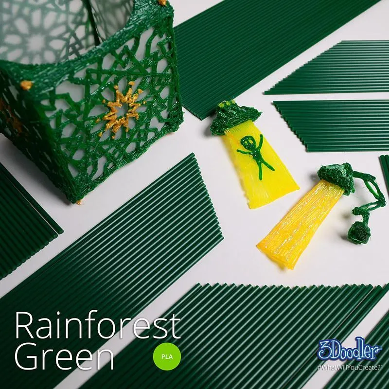 3Doodler Filament PLA - Rainforest Green