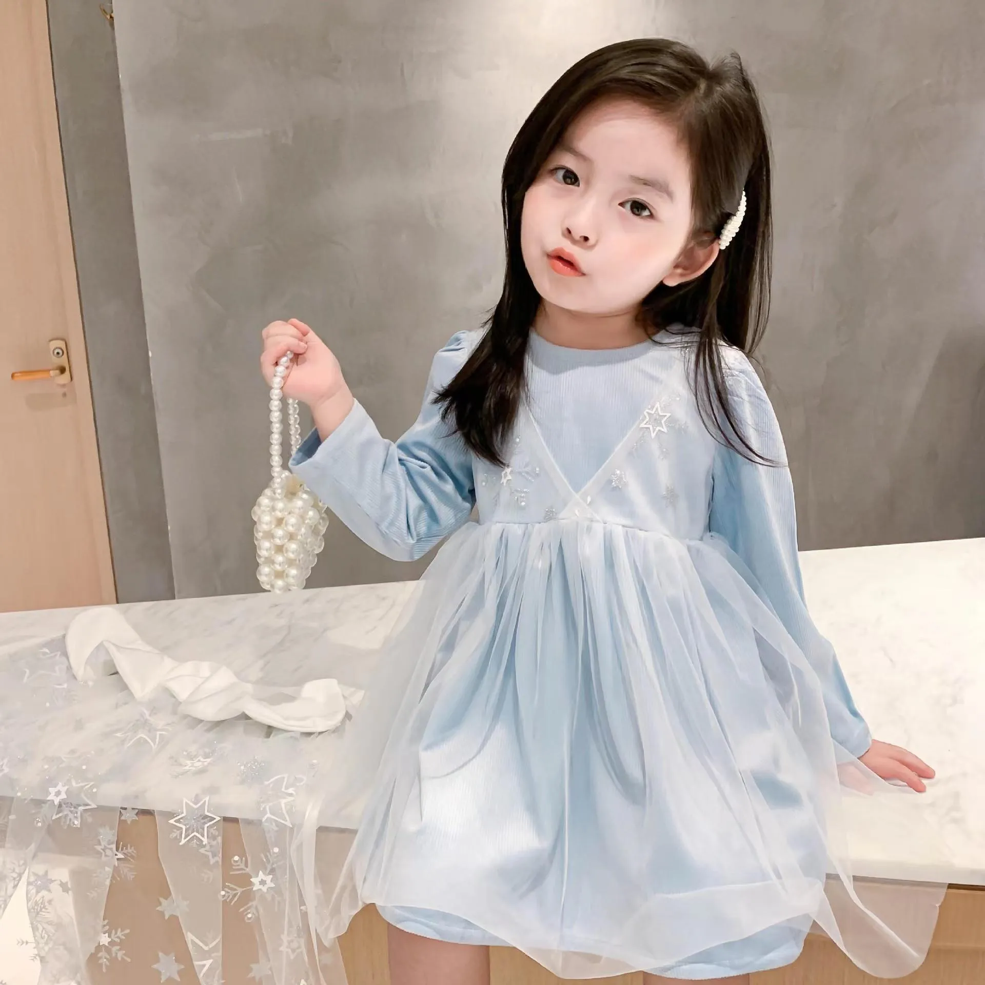 A005 Summer Cute Princess Dress Mini Bag Accessories of Girl Kids Party Dress