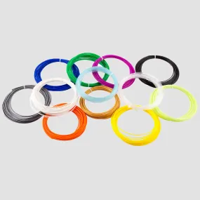 ABS COLOR SAMPLE PACK 3D PEN FILAMENT - 20 FEET PER COLOR