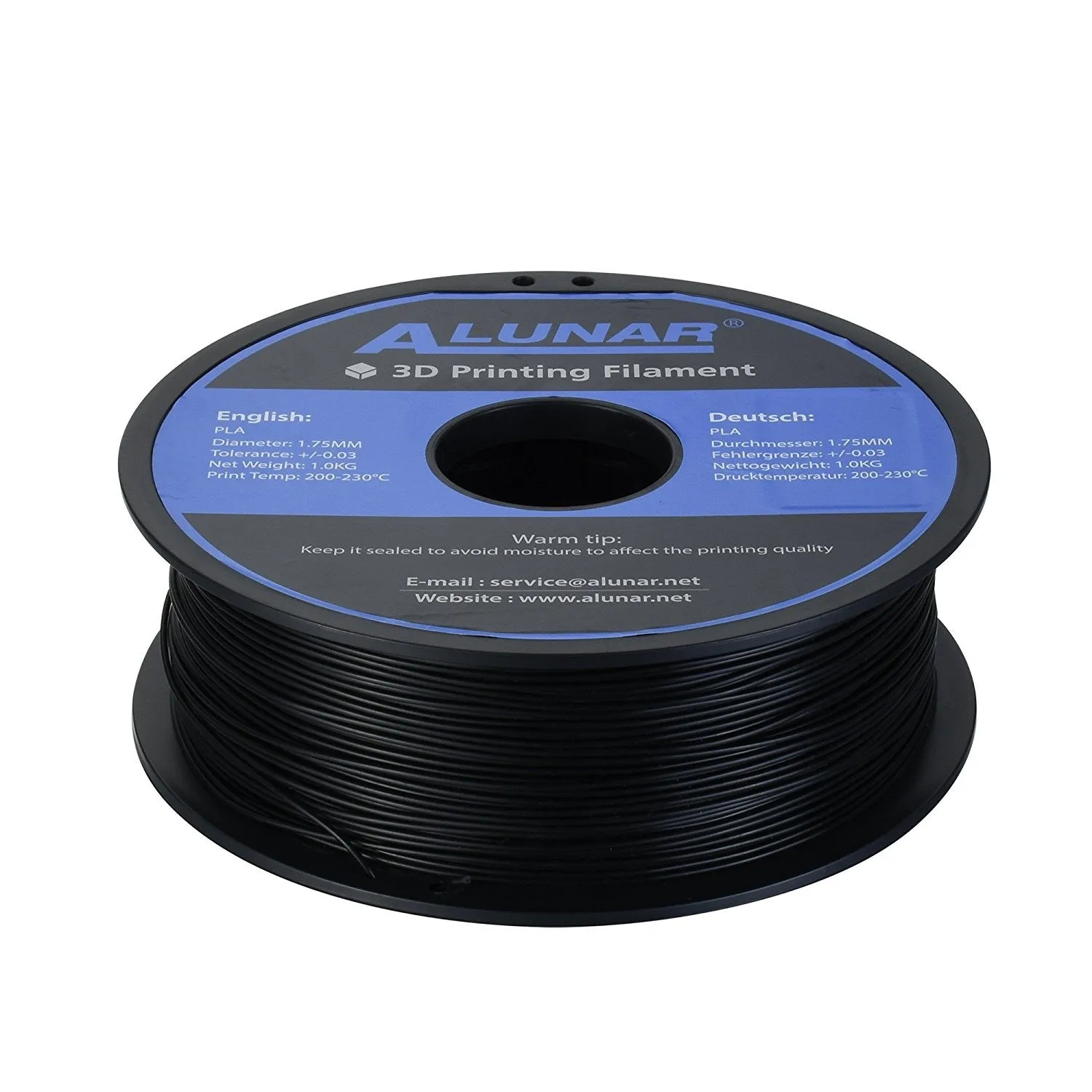 Alunar PLA Filament 1.75mm 1kg