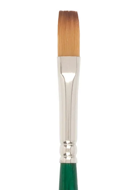 American Journey Interlocked Synthetic Brush - Flat, Size 1/4"
