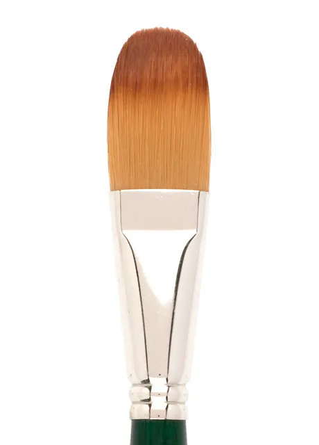 American Journey Interlocked Synthetic Brush - Oval, Size 1"
