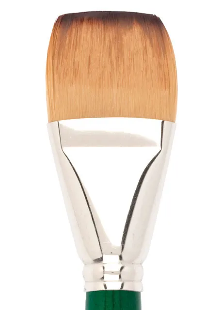 American Journey Interlocked Synthetic Brush - Round-Handled Wash, 2"
