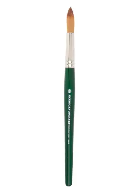 American Journey Interlocked Synthetic Brush - Round, Size 28