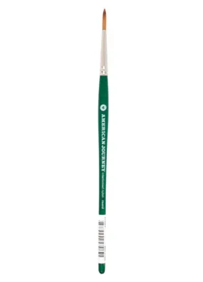 American Journey Interlocked Synthetic Brush - Round, Size 4