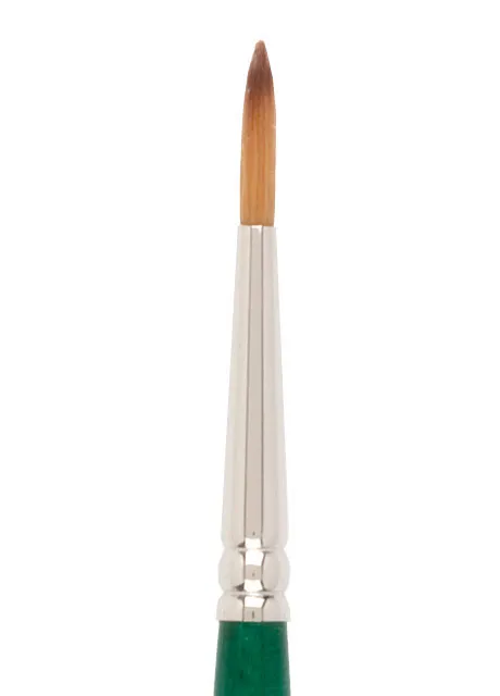 American Journey Interlocked Synthetic Brush - Round, Size 4