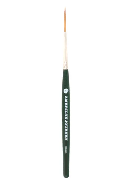 American Journey Interlocked Synthetic Brush - Travel Rigger, Size 1