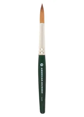 American Journey Interlocked Synthetic Brush - Travel Round, Size 10