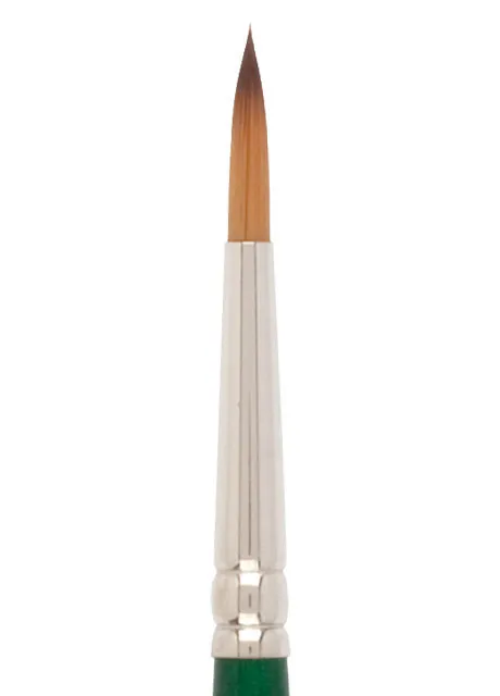 American Journey Interlocked Synthetic Brush - Travel Round, Size 6