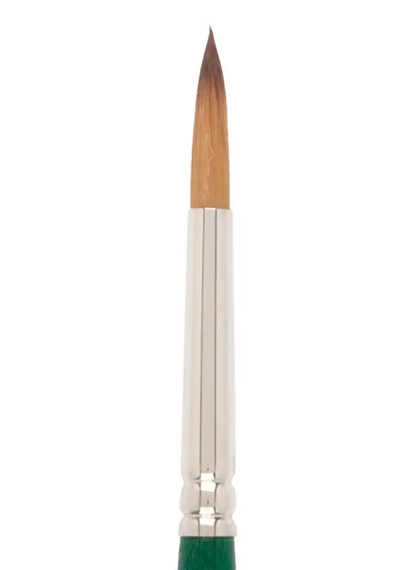 American Journey Interlocked Synthetic Brush - Travel Round, Size 8