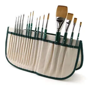 American Journey Interlocked Synthetic Combo Brush Set