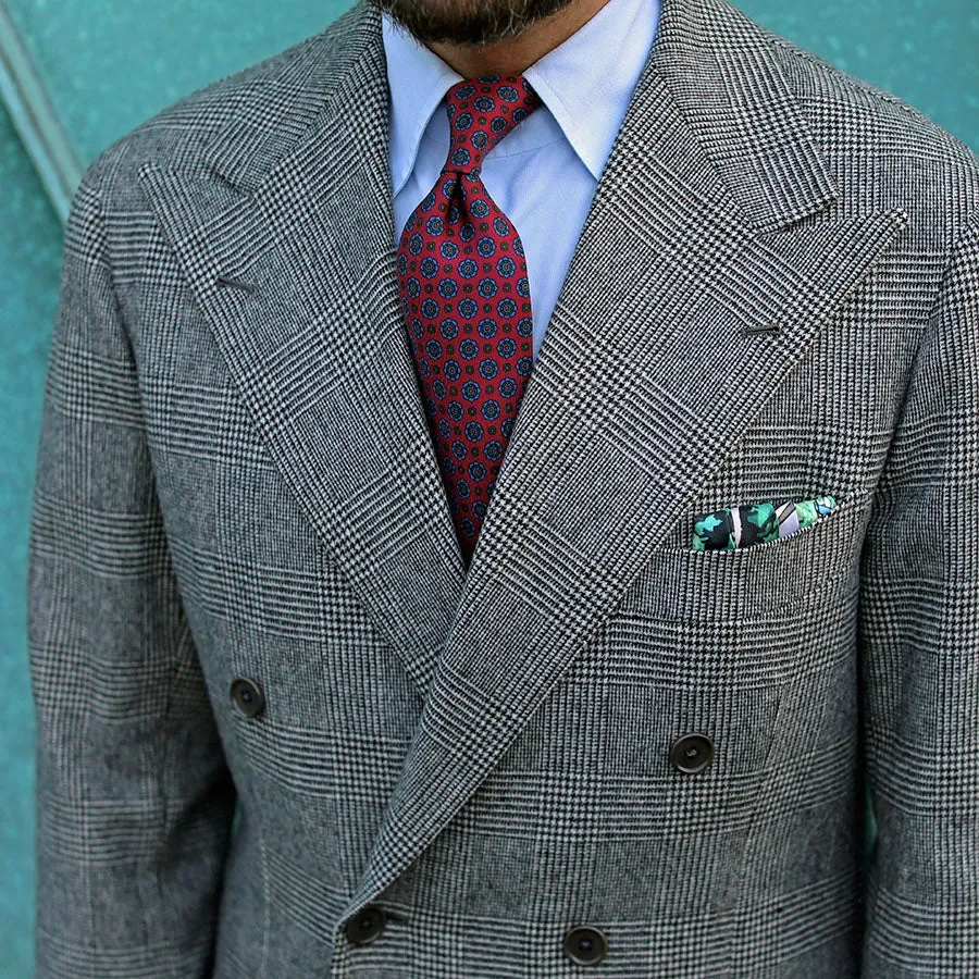 Anniversary Collection - Ancient Madder Silk Tie - Cherry
