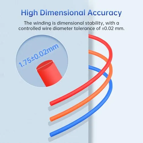 ANYCUBIC PLA Plus (PLA ) 3D Printer Filament 1.75mm Bundle, Dimensional Accuracy  /- 0.02mm, High Toughness, Print with Most FDM 3D Printers, 1KG Spool, 2kg, Grey   Grey