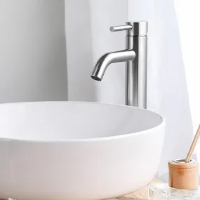 Aquaterior Modern Tall Bathroom Vessel Faucet 12"H