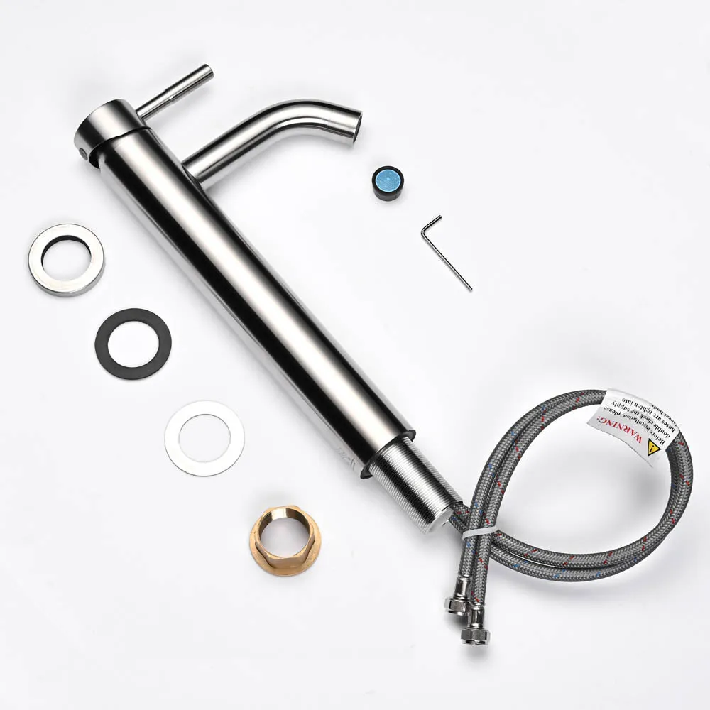 Aquaterior Modern Tall Bathroom Vessel Faucet 12"H