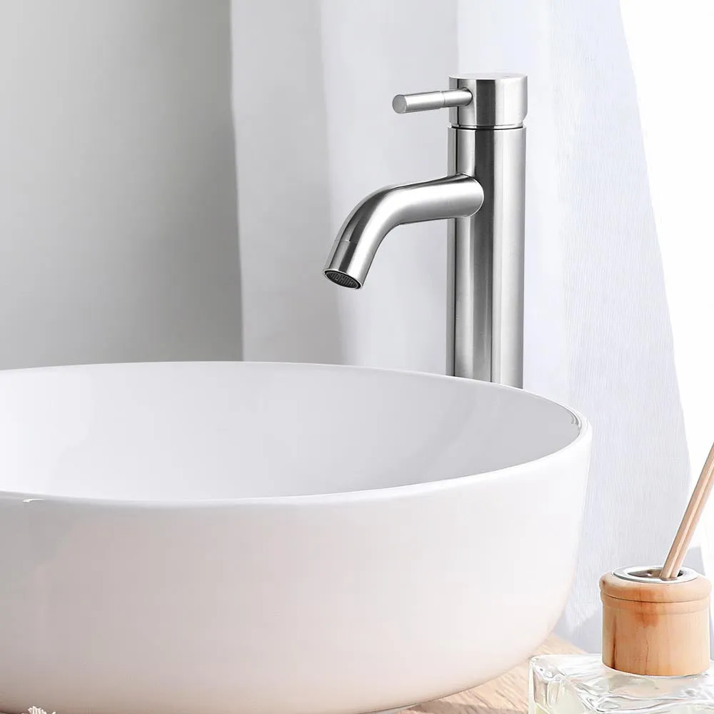 Aquaterior Modern Tall Bathroom Vessel Faucet 12"H