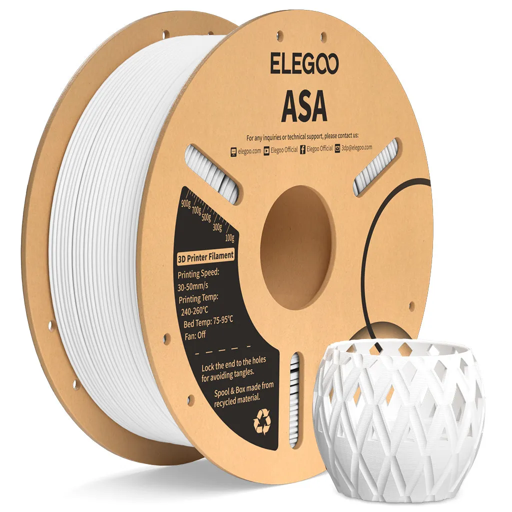 ASA Filament 1.75mm Colored 1KG