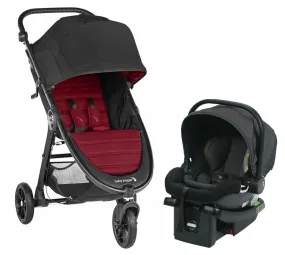 Baby Jogger City Mini GT2 Single Stroller   City Go Infant Car Seat Travel System Bundle - Ember/Charcoal