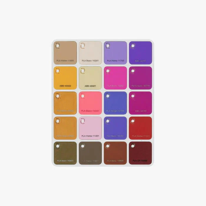 Bambu Lab - Filament Swatches