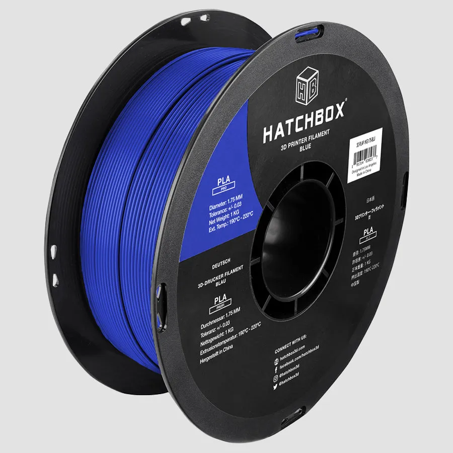 BLUE PLA PRO  FILAMENT - 1.75MM, 1KG SPOOL