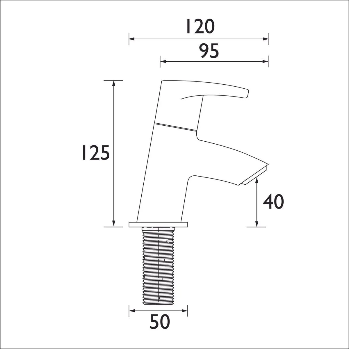 Bristan Orta Bath Taps - OR 3/4 C