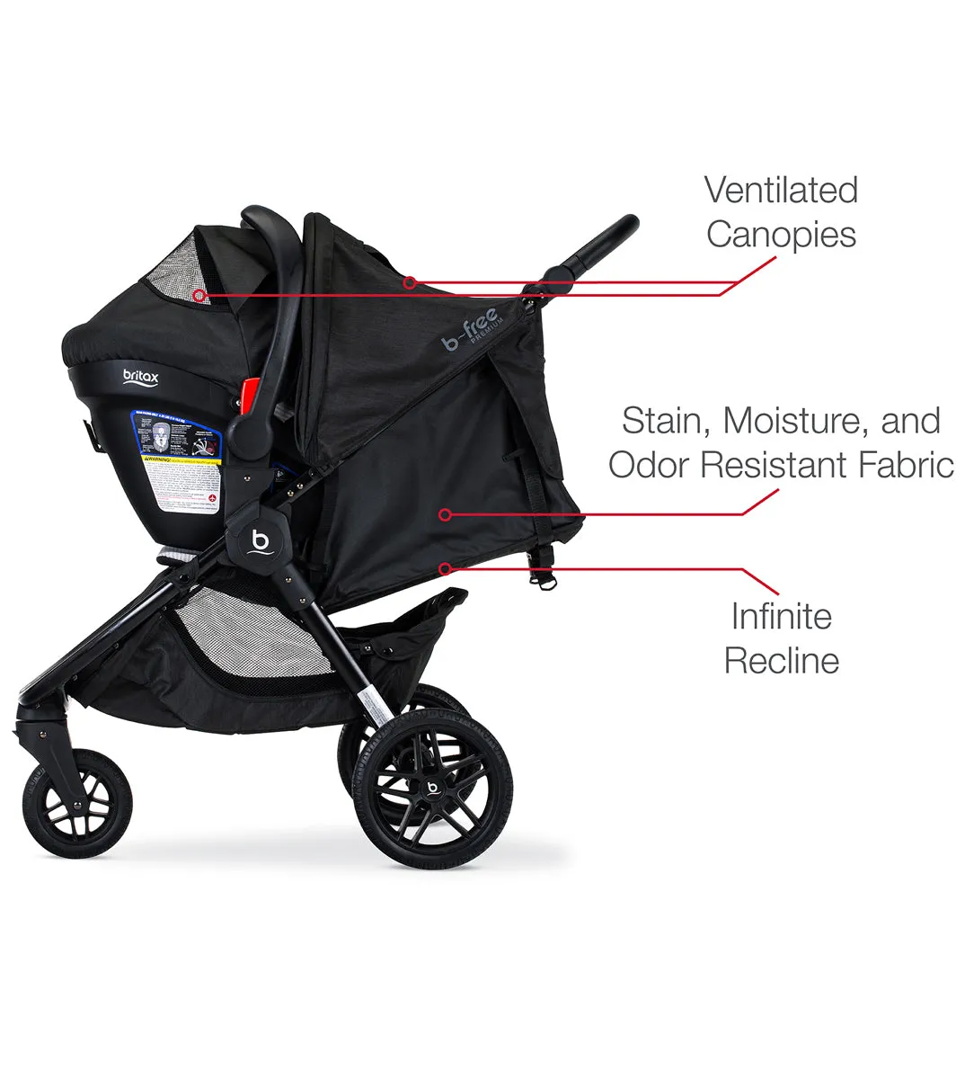 Britax B-Free   Endeavours Travel System - Clean Comfort