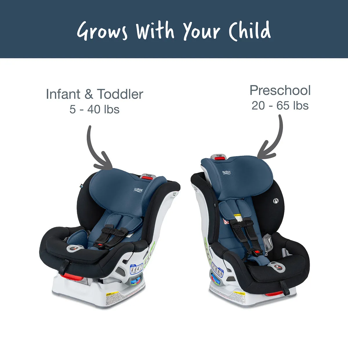 Britax Boulevard ClickTight Convertible Car Seat - Blue Contour (SafeWash)