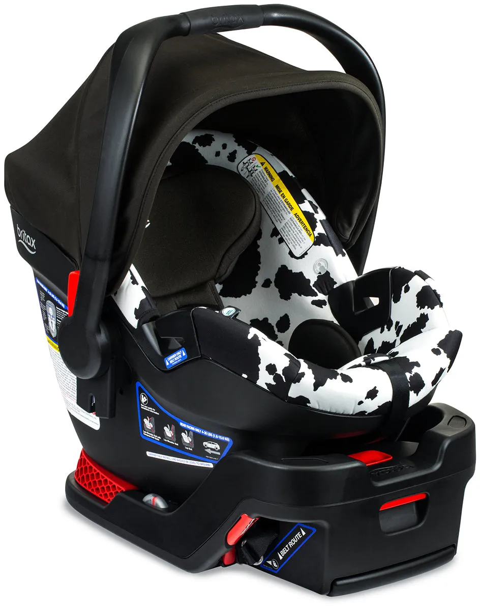 Britax Pathway Stroller   B-Safe Gen2 FlexFit Travel System Bundle - Cowmooflage / Cowmooflage 2.0