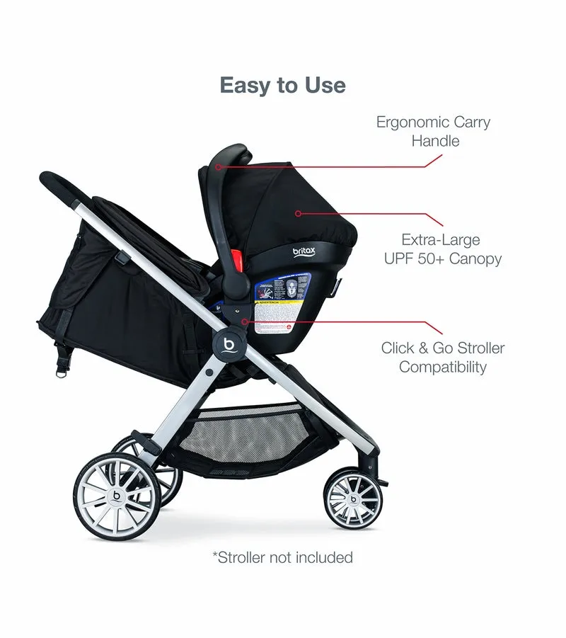 Britax Pathway Stroller   B-Safe Gen2 FlexFit Travel System Bundle - Cowmooflage / Cowmooflage 2.0