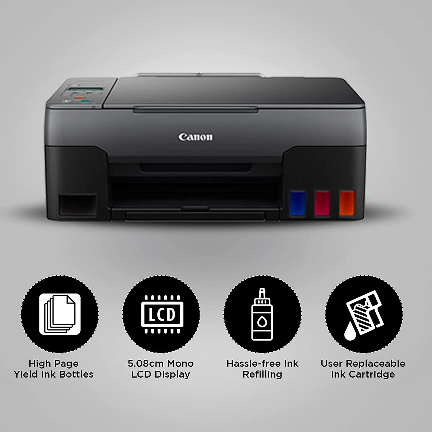 CANON PIXMA G2060 ALL-IN-ONE HIGH SPEED INK TANK COLOUR PRINTER (BLACK)