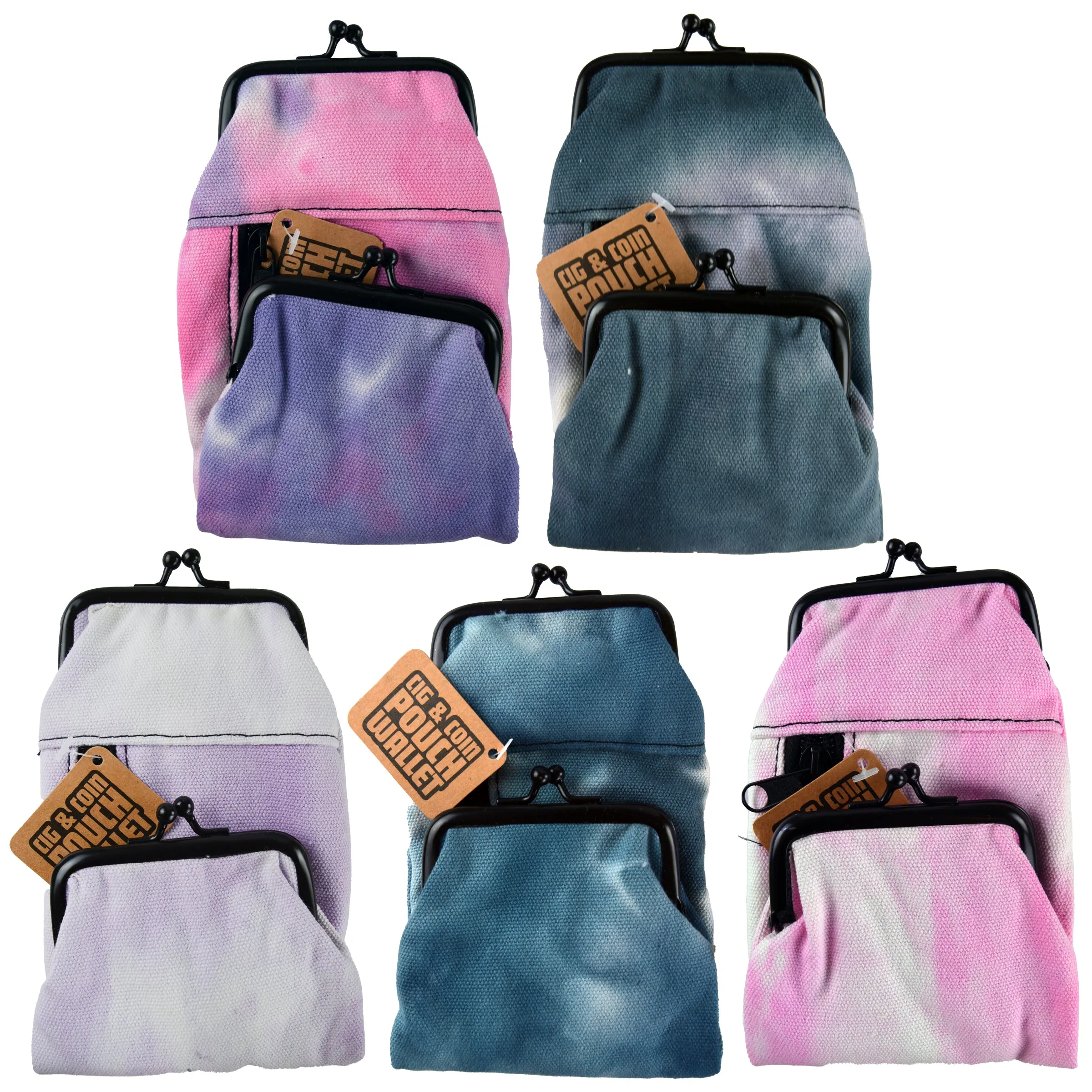 Canvas Cigarette Pouch - 6 Pieces Per Retail Ready Display 22665