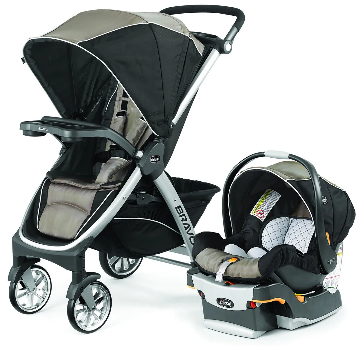 Chicco Bravo Trio Travel System - Champagne