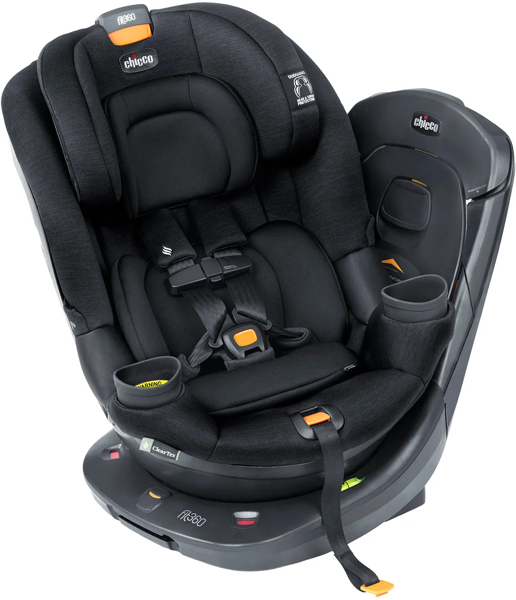 Chicco Fit360 ClearTex Rotating Convertible Car Seat - Black
