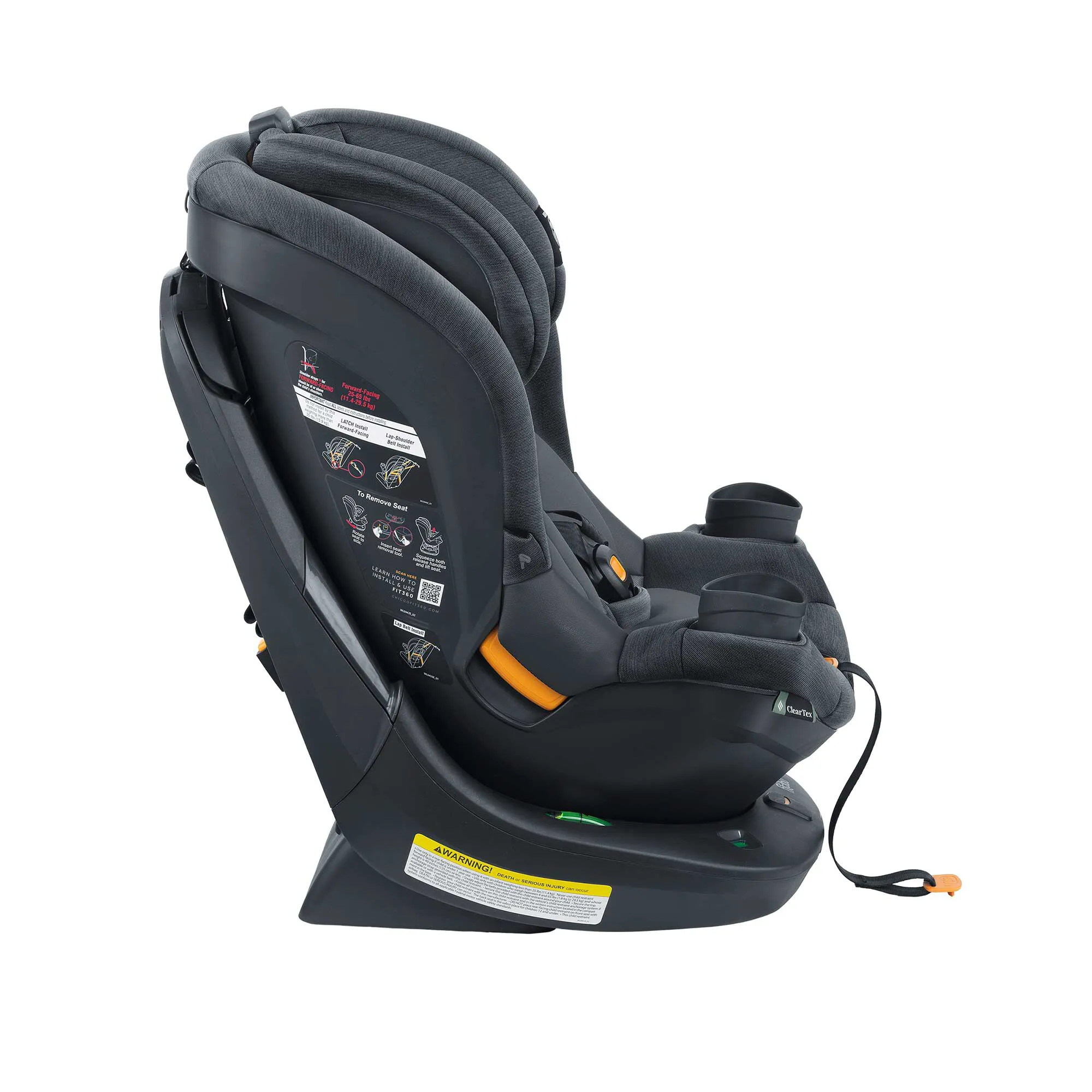 Chicco Fit360 ClearTex Rotating Convertible Car Seat