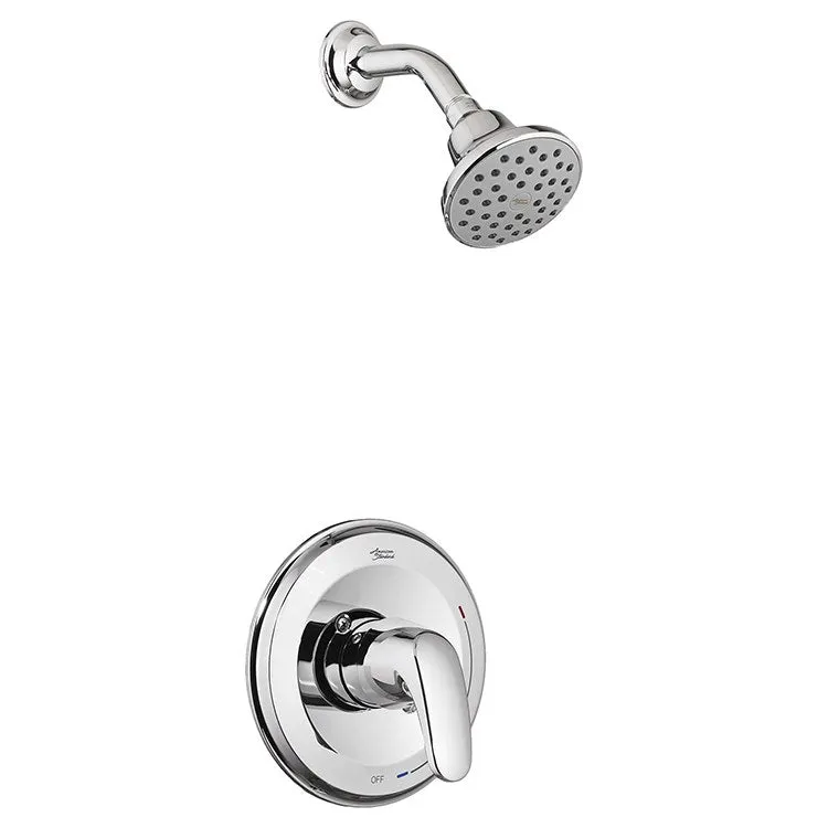 Colony Pro Pressure Balance Shower Valve Trim with Cartridge and Water-Saving Shower Head