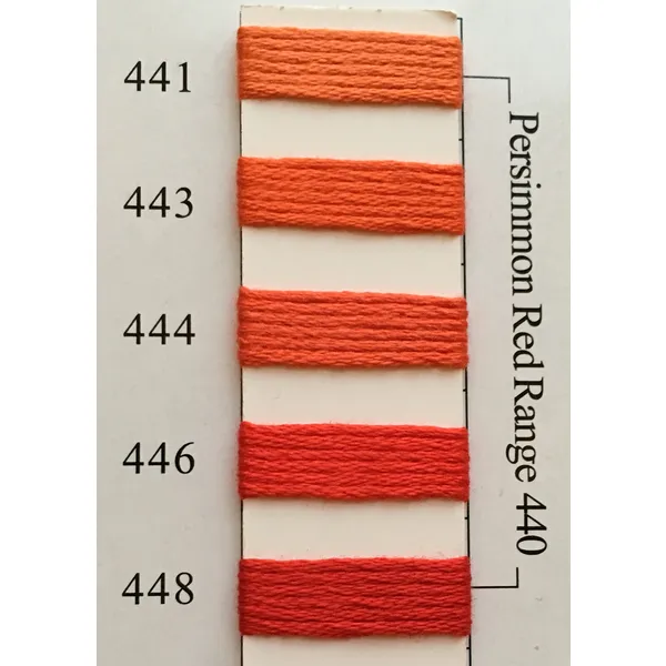 Colors 441 - 448 Persimmon Red Range
