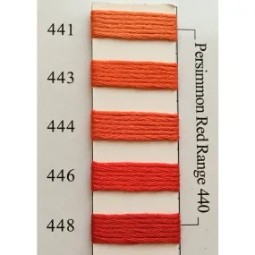 Colors 441 - 448 Persimmon Red Range