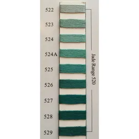 Colors 522 - 529 Jade Range