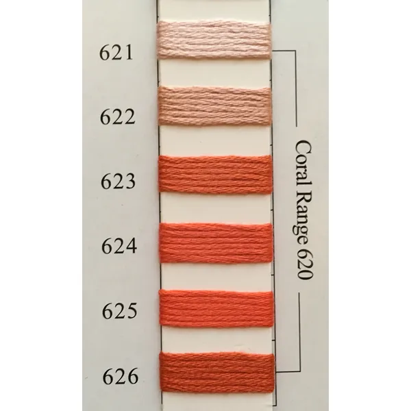 Colors 621 - 626 Coral Range