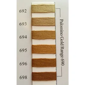 Colors 692 - 698 Palomino Gold Range