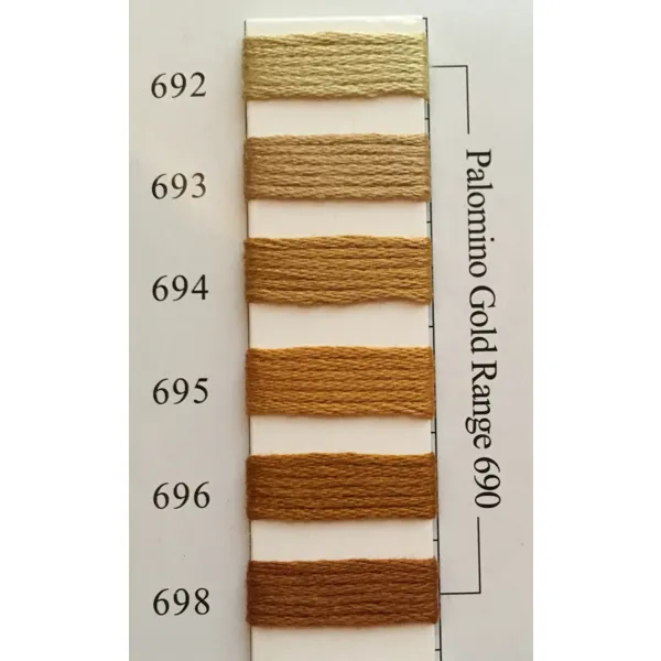 Colors 692 - 698 Palomino Gold Range