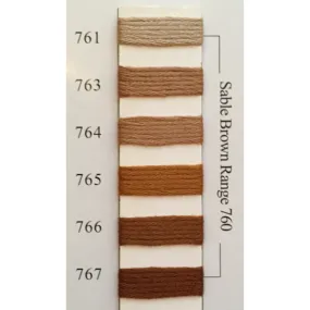 Colors 761 - 767 Sable Brown Range