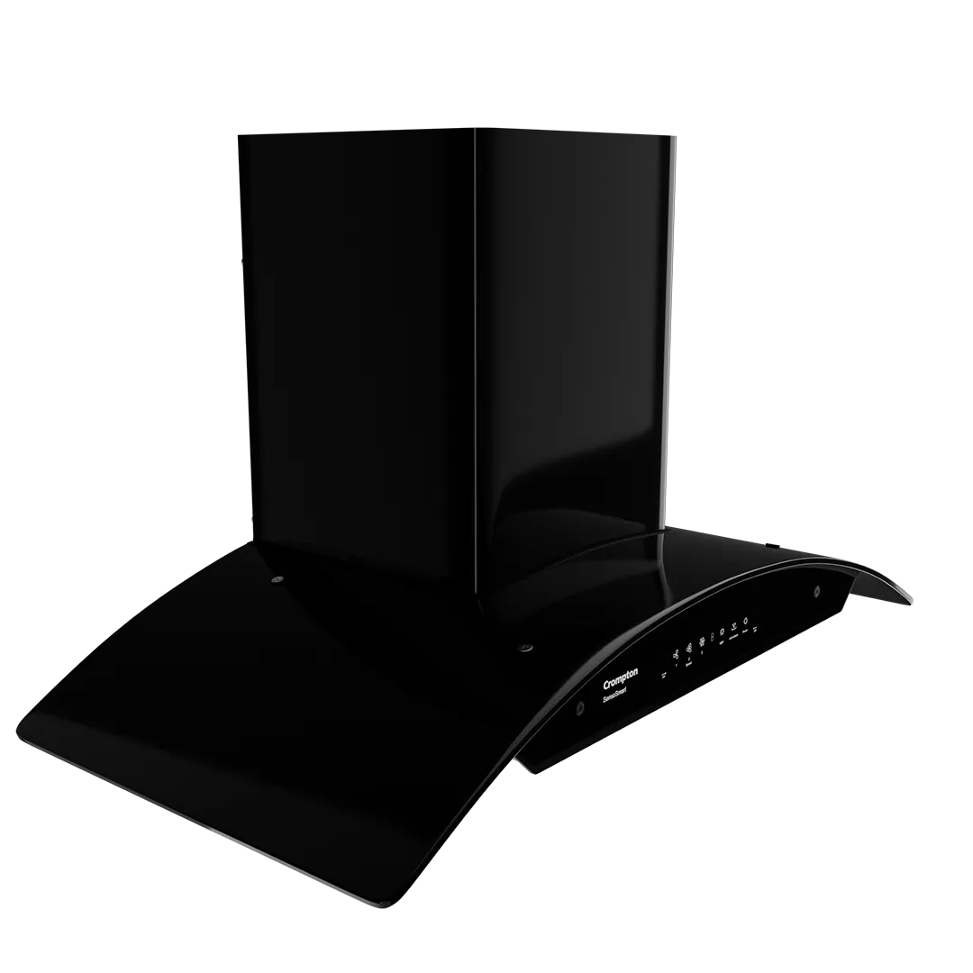Crompton SensoSmart Curved 90cm Filterless Chimney