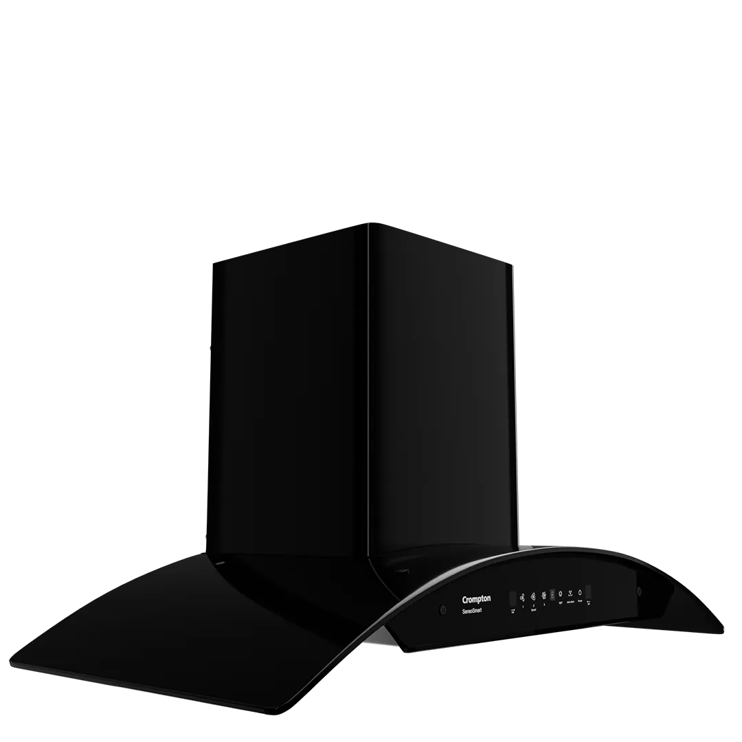 Crompton SensoSmart Curved 90cm Filterless Chimney